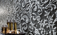 FM Damasco Black White Mosaico 60x60