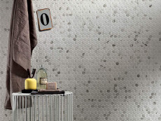 Roma Round Statuario Mosaico 29,5X32,5
